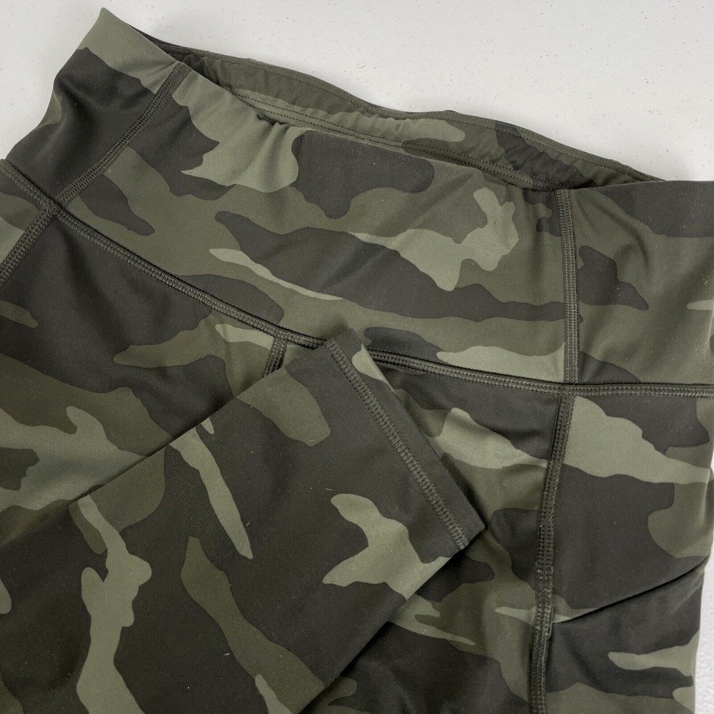Athleta Leggings Women's Size PXS Camo Contender 7/8‎ Gray Black Athleisure